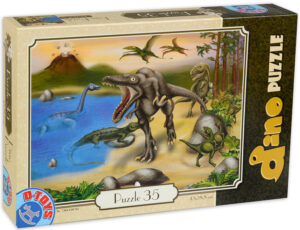 Пъзел D-Toys от 35 части - Динозаври, вид 1