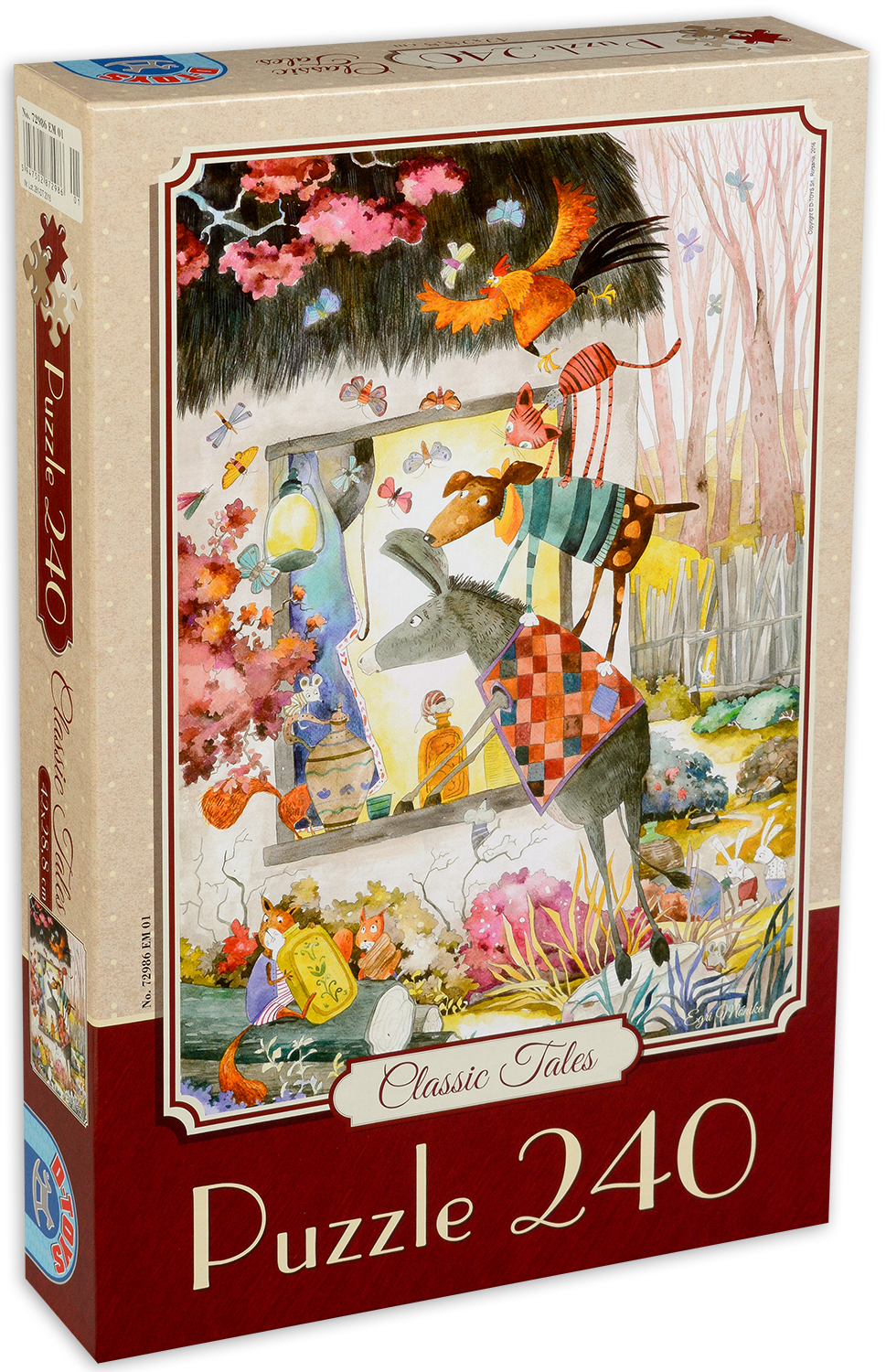 Пъзел D-Toys от 240 части - Бременските музиканти