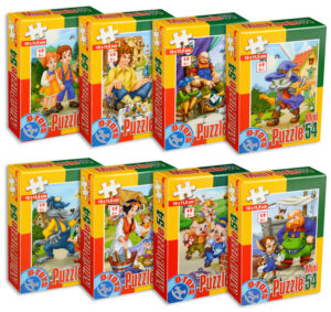 Мини пъзел D-Toys от 54 части - Приказки (асортимент)
