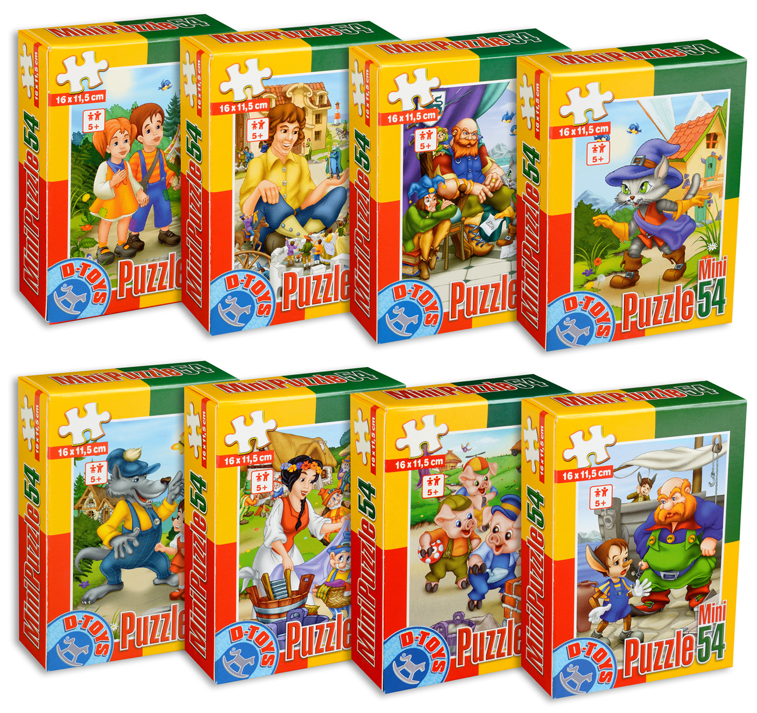 Мини пъзел D-Toys от 54 части - Приказки (асортимент)