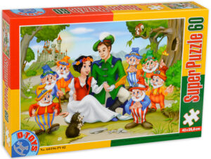 Пъзел D-Toys от 60 части - Снежанка и седемте джуджета