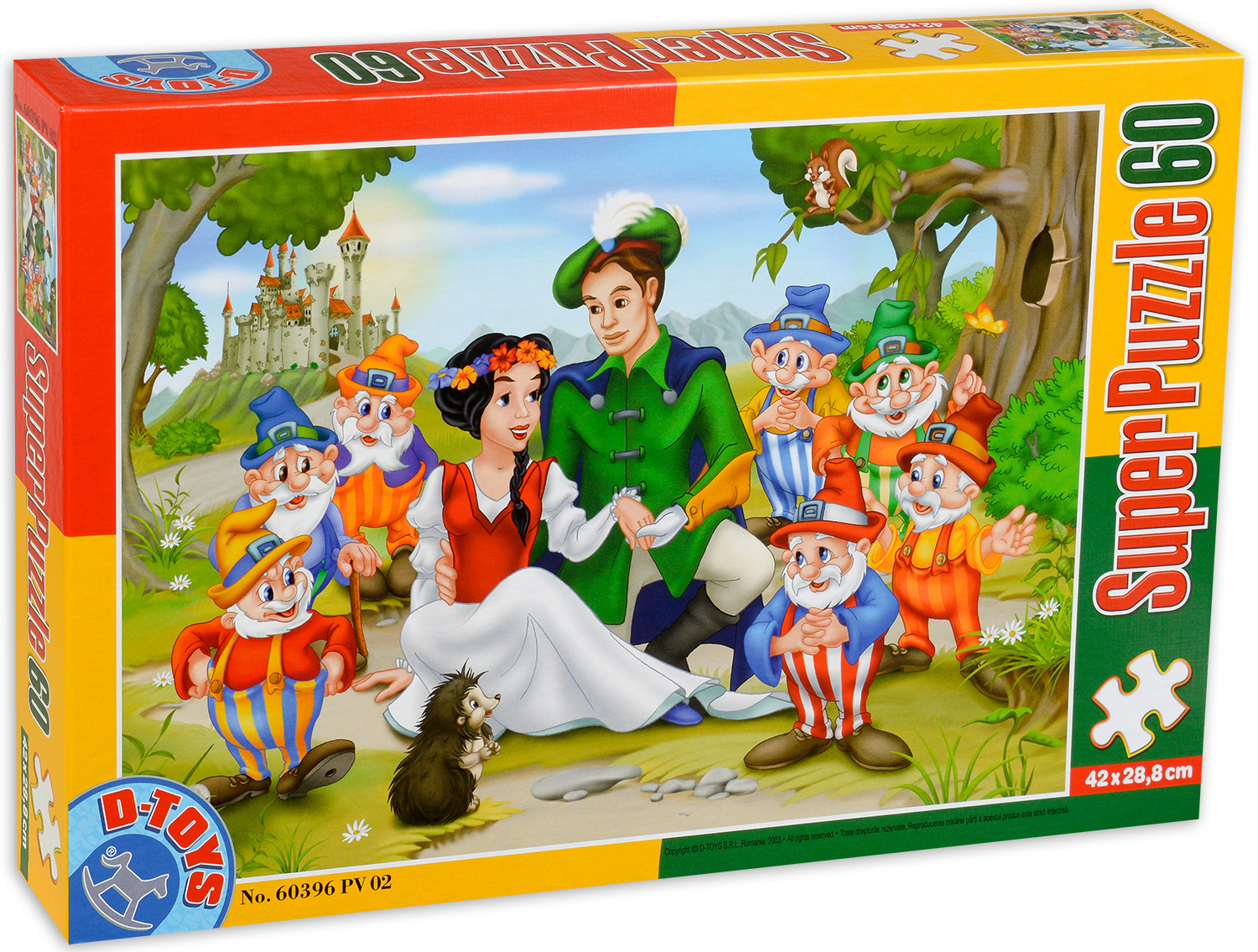 Пъзел D-Toys от 60 части - Снежанка и седемте джуджета