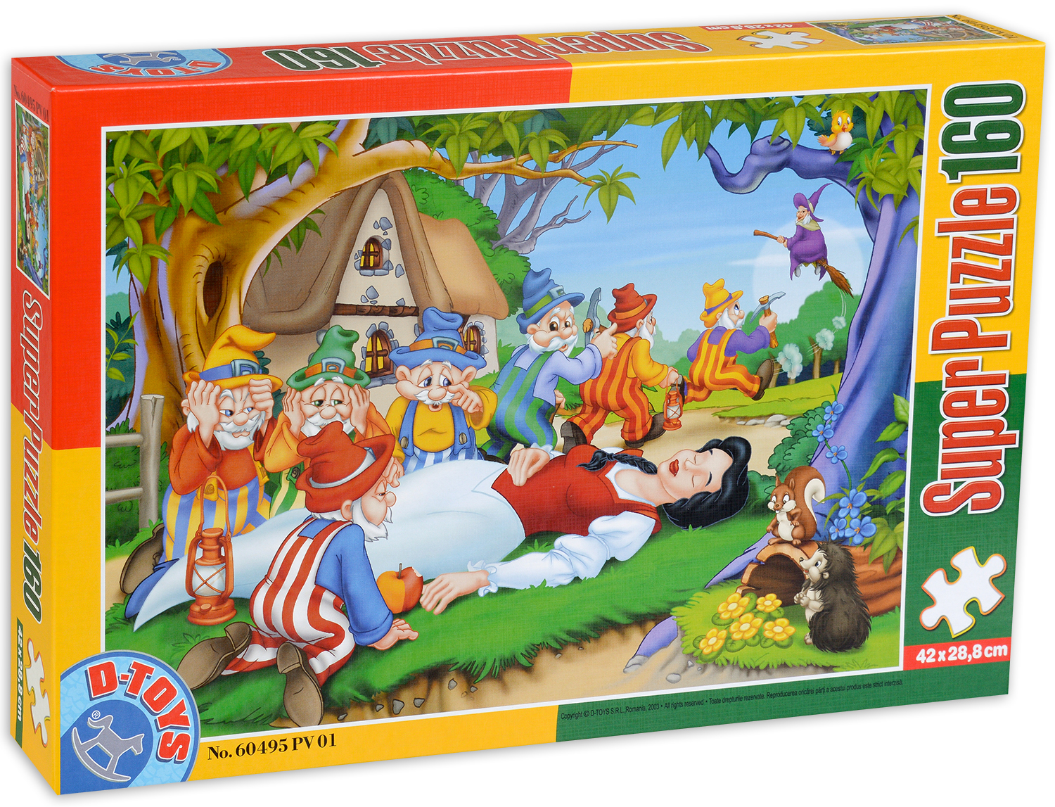 Пъзел D-Toys от 160 части - Снежанка и седемте джуджета