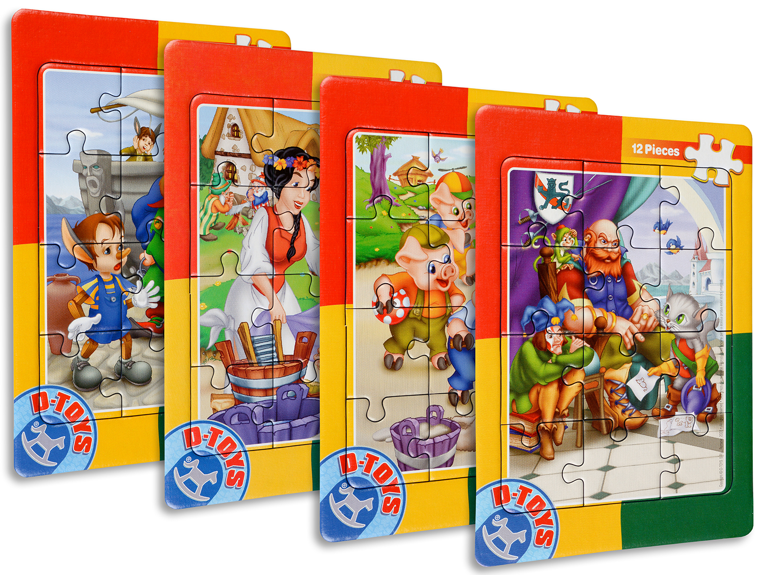 Пъзел D-Toys от 12 части - Приказки (асортимент)