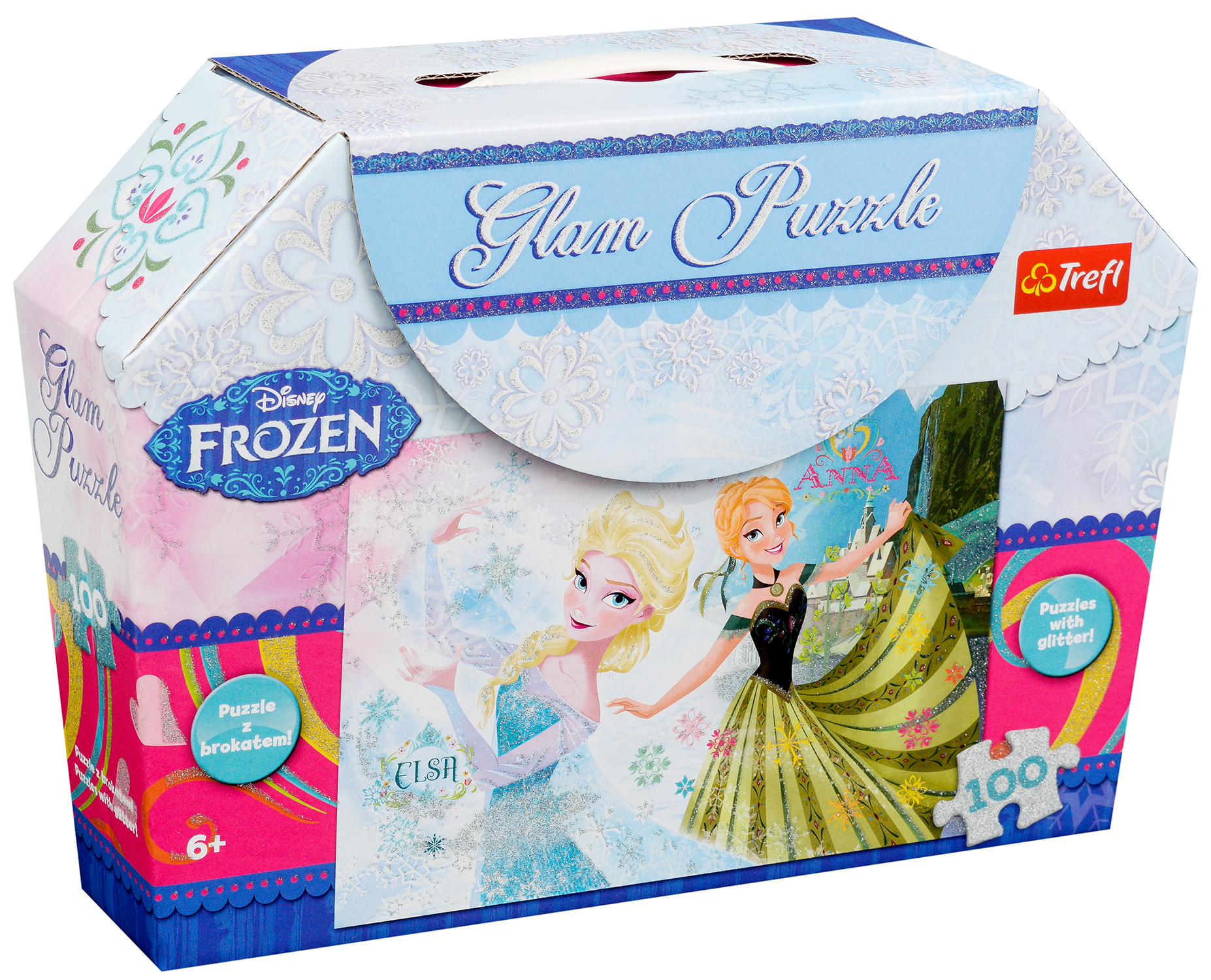 Пъзел Trefl от 100 части - Анна и Елза