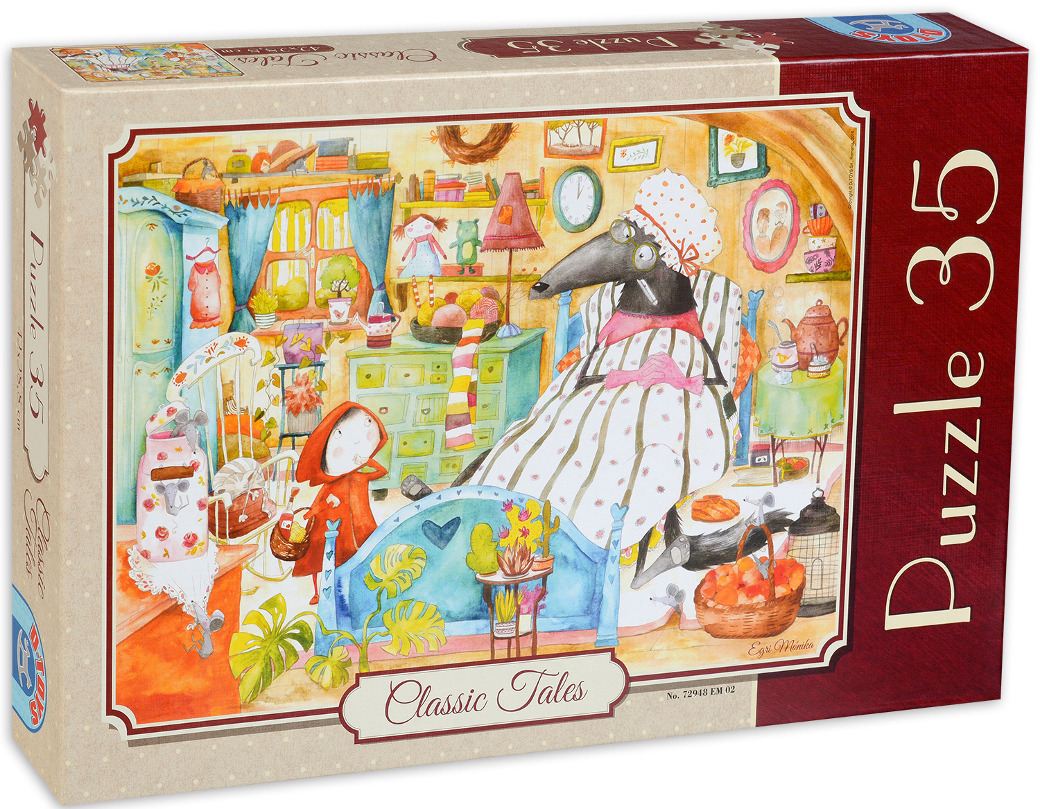 Пъзел D-Toys от 35 части - Червената шапчица