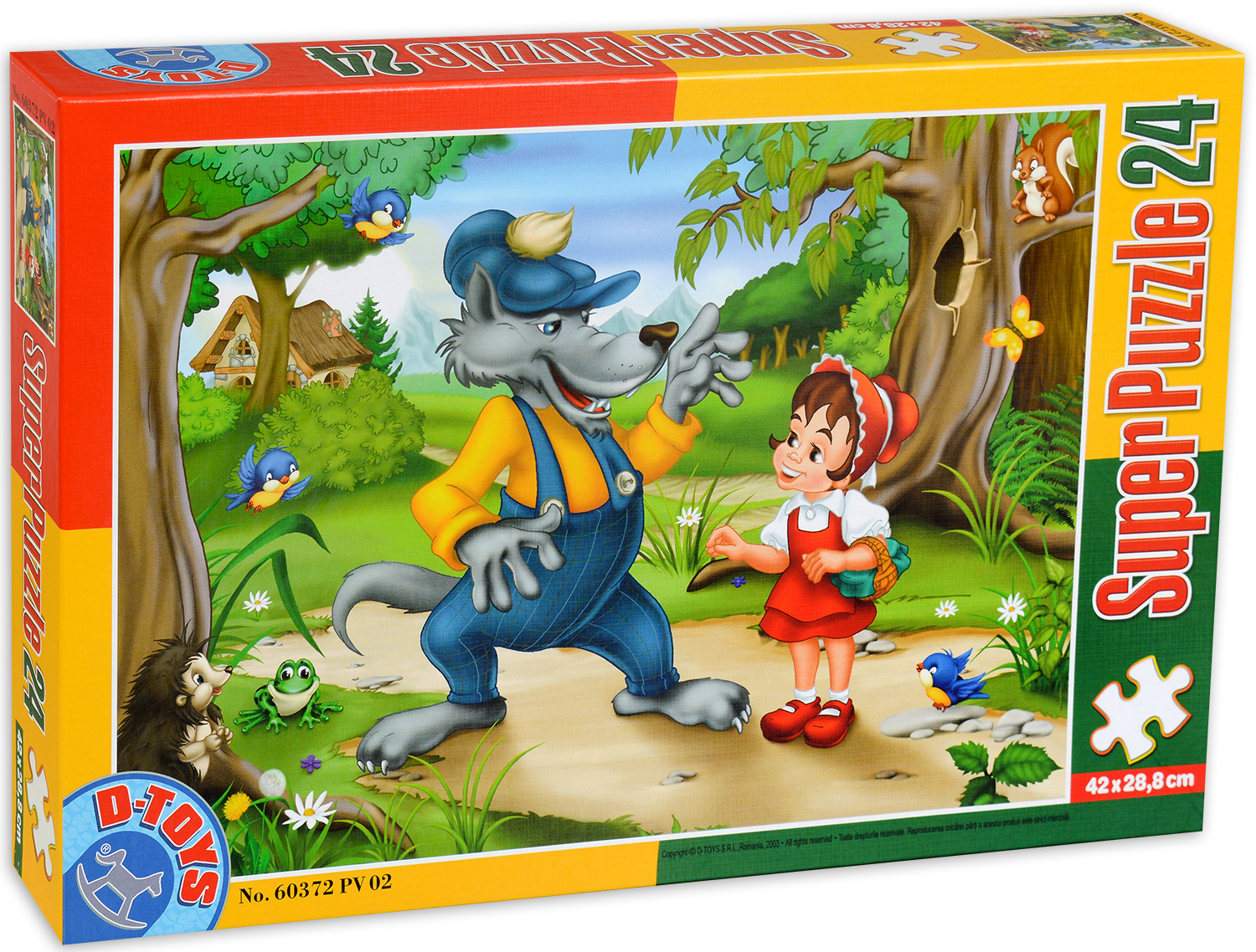 Пъзел D-Toys от 24 части - Червената шапчица