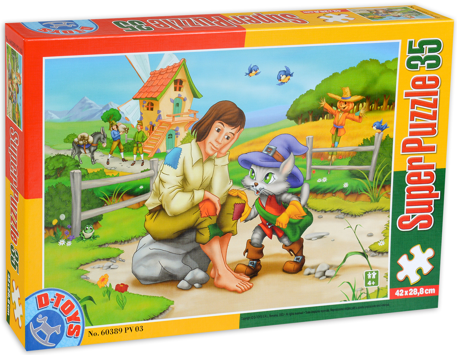 Пъзел D-Toys от 35 части - Котаракът с чизми