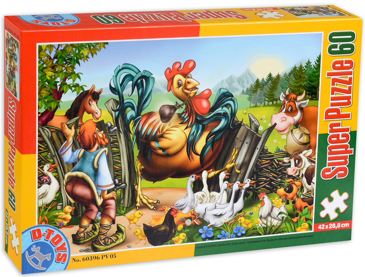 Пъзел D-Toys от 60 части - Ранобудното петленце