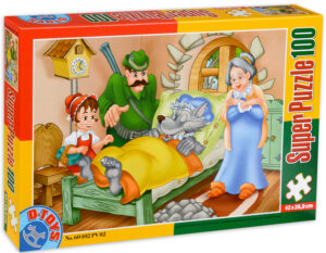 Пъзел D-Toys от 100 части - Червената шапчица
