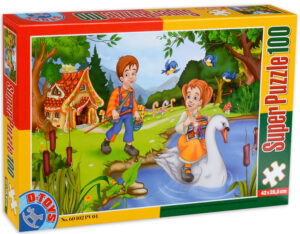 Пъзел D-Toys от 100 части - Хензел и Гретел