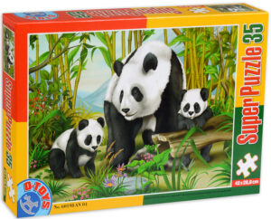 Пъзел D-Toys от 35 части - Панди