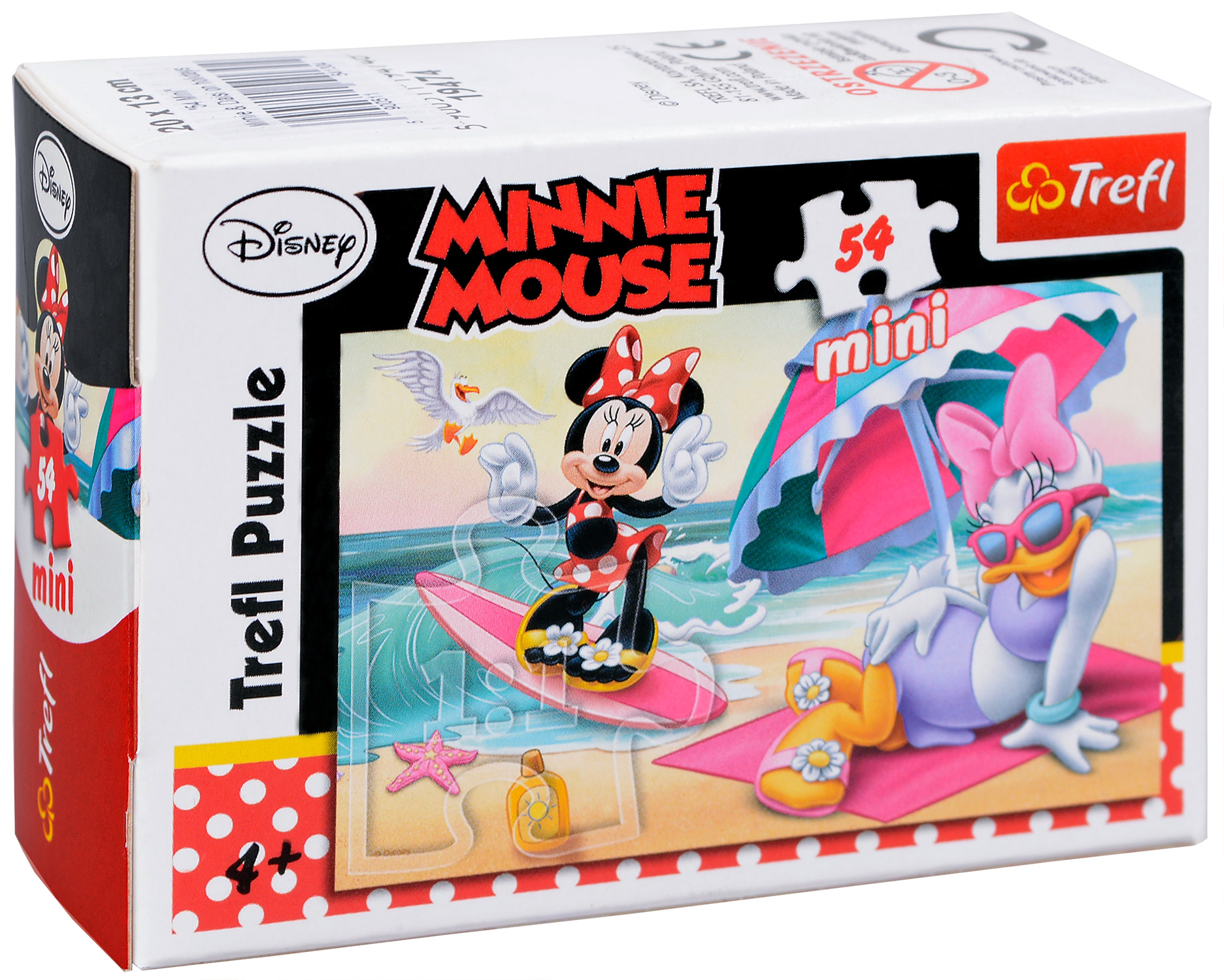 Мини пъзел Trefl от 54 части - Мини Маус и Дейзи