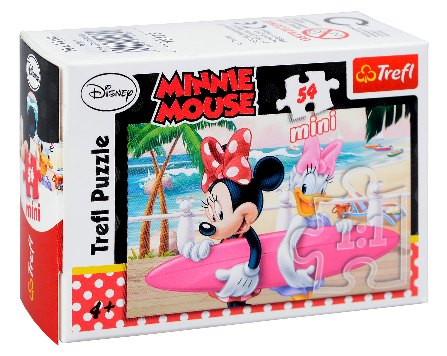 Мини пъзел Trefl от 54 части - Мини Маус и Дейзи