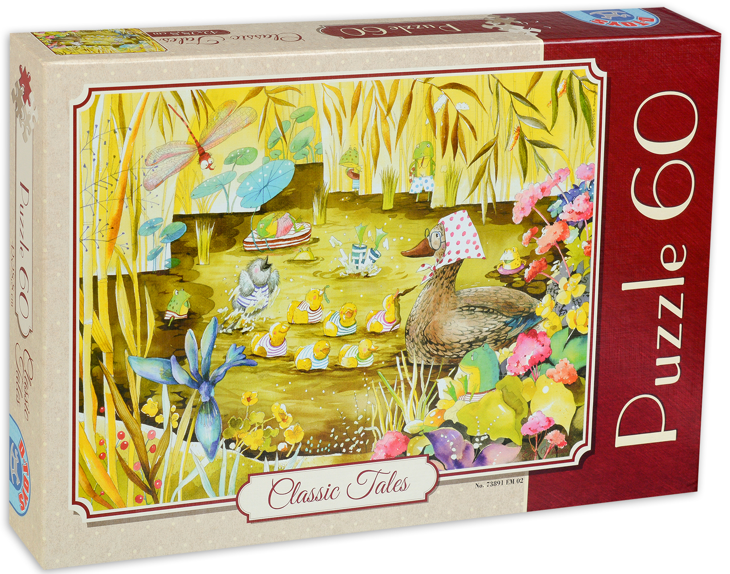 Пъзел D-Toys 60 части - Грозното патенце