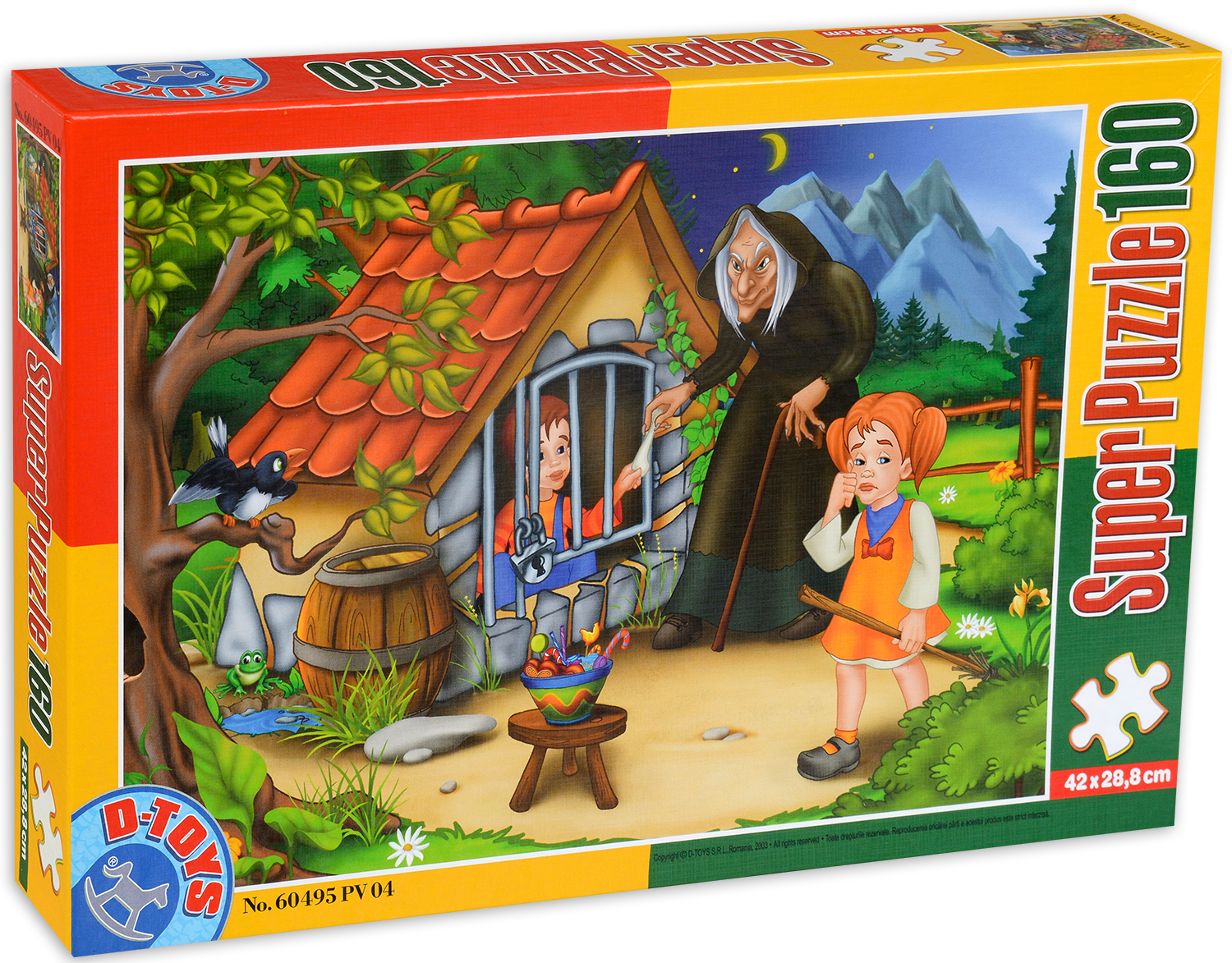 Пъзел D-Toys от 160 части - Хензел и Гретел