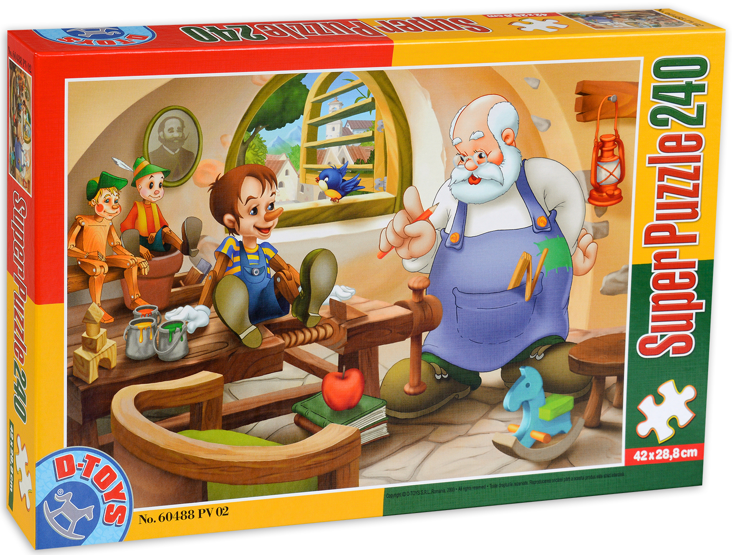 Пъзел D-Toys от 240 части - Пинокио