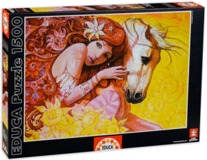 Пъзел Educa от 1500 части - Цвете в слънчев ден