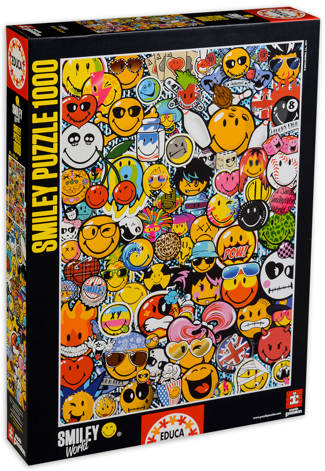 Пъзел Educa от 1000 части - 1000 усмивки