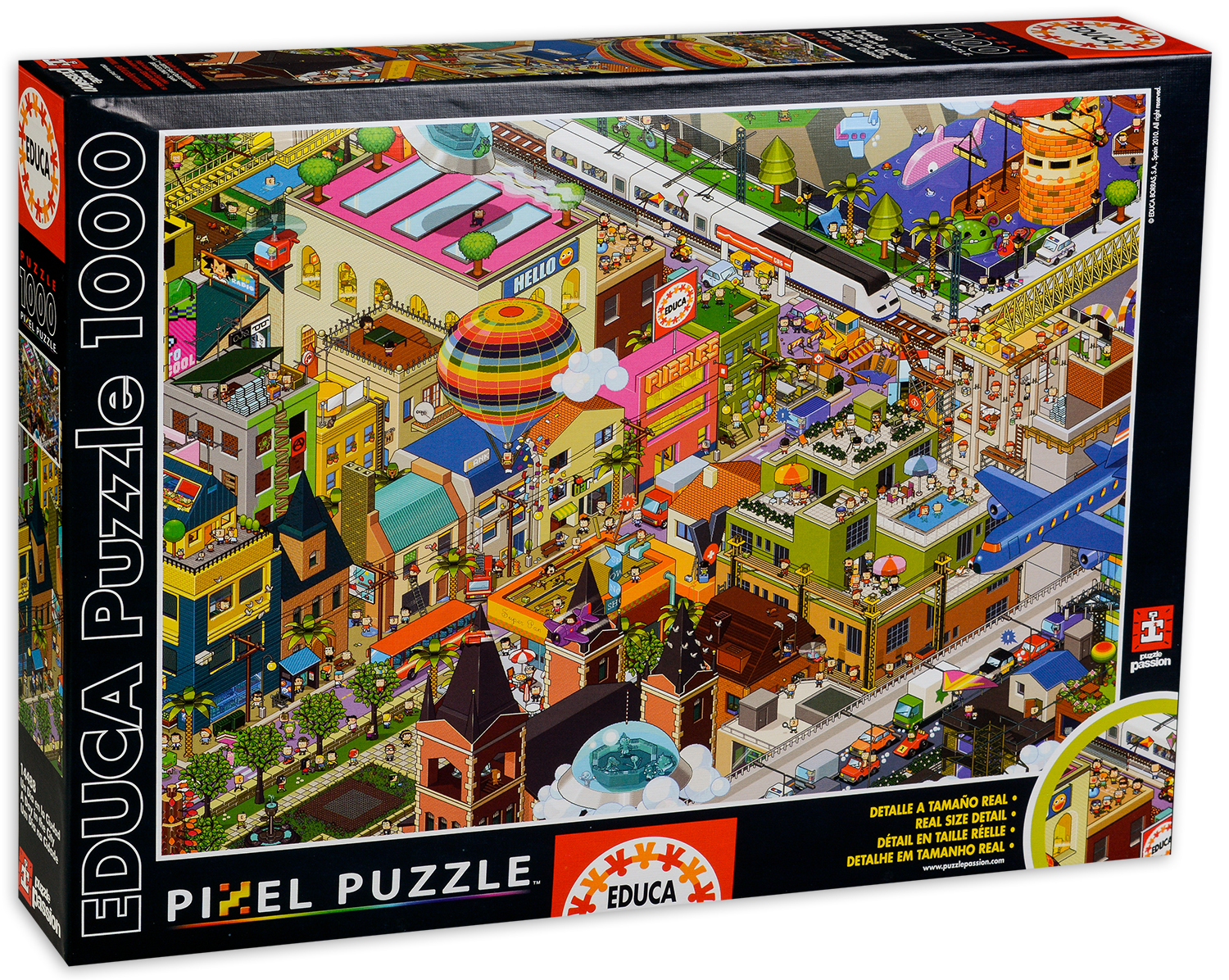 Пъзел Educa от 1000 части - Ден в града