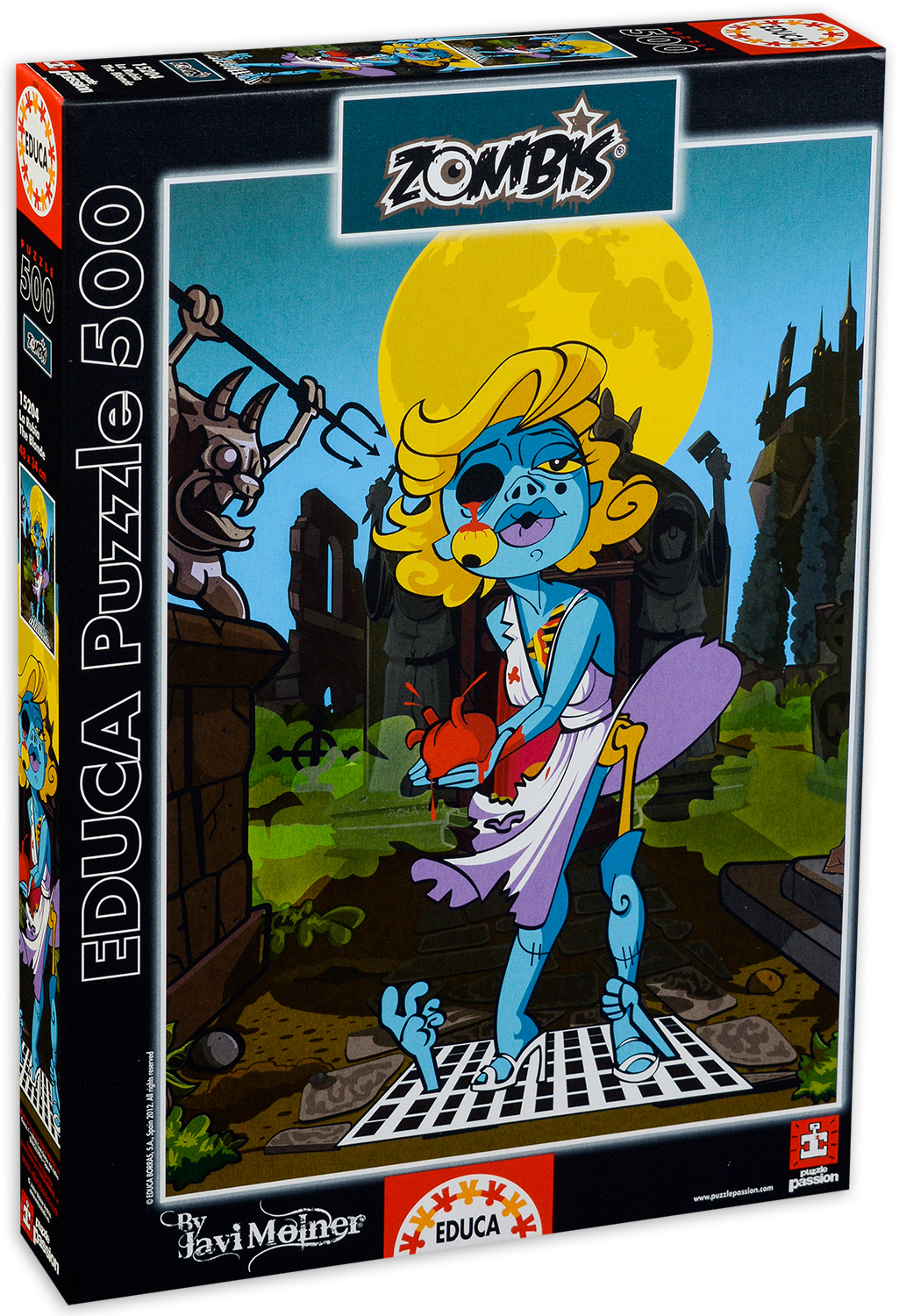 Пъзел Educa от 500 части - Блондинка