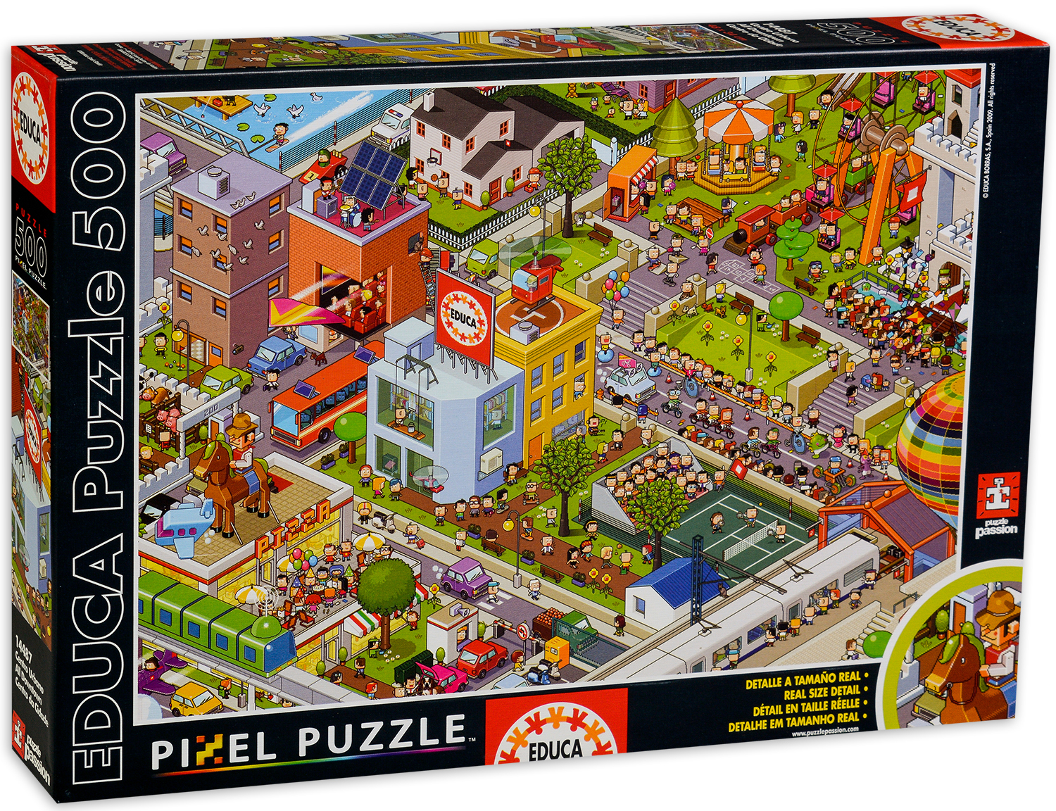 Пъзел Educa от 500 части - В центъра