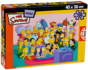 Пъзел Educa от 200 части - Семейство Симпсън