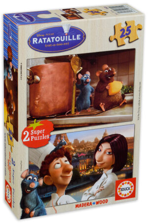 Пъзел Educa от 2 x 25 части - Рататуи