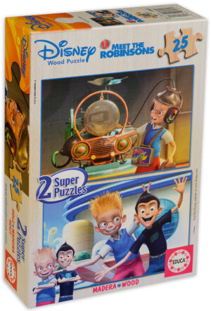 Пъзел Educa от 2 x 25 части - Семейство Робинсън