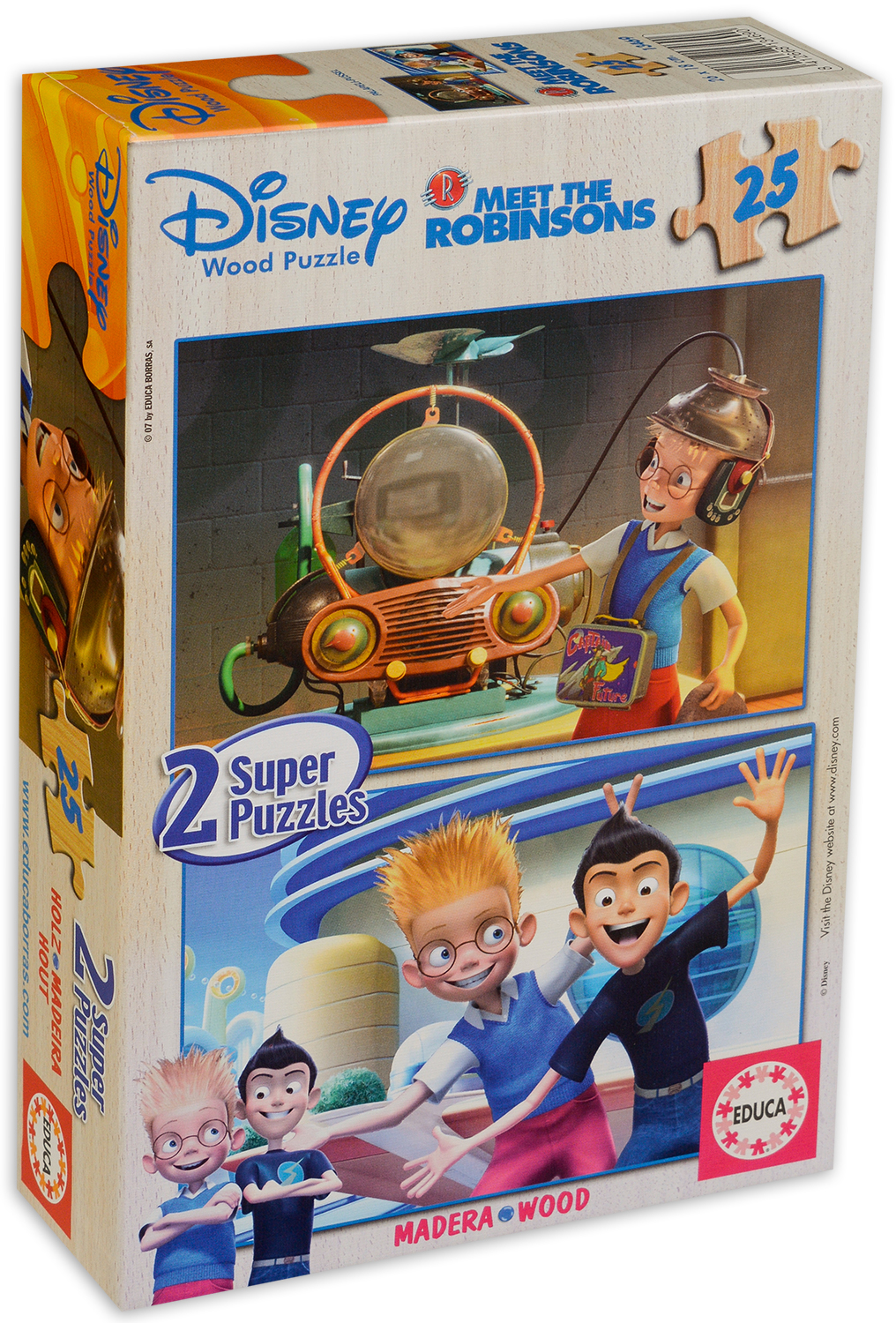 Пъзел Educa от 2 x 25 части - Семейство Робинсън