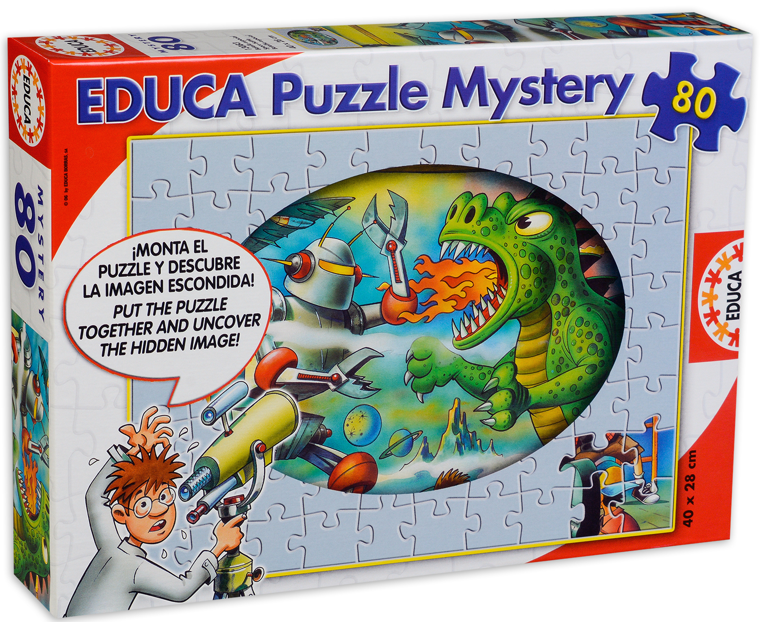 Пъзел Educa от 80 части - Космически войни