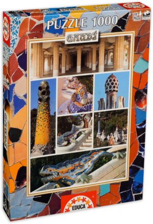 Пъзел Educa от 1000 части - Парк Гюел, Барселона