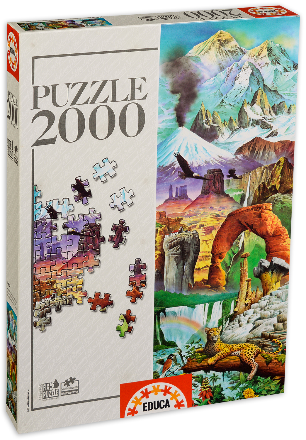 Пъзел Educa от 2000 части - Световни природни чудеса