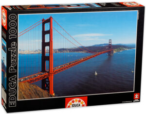 Пъзел Educa от 1000 части - Мостът Голдън гейт, Сан Франциско