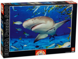 Пъзел Educa от 500 части - Акула