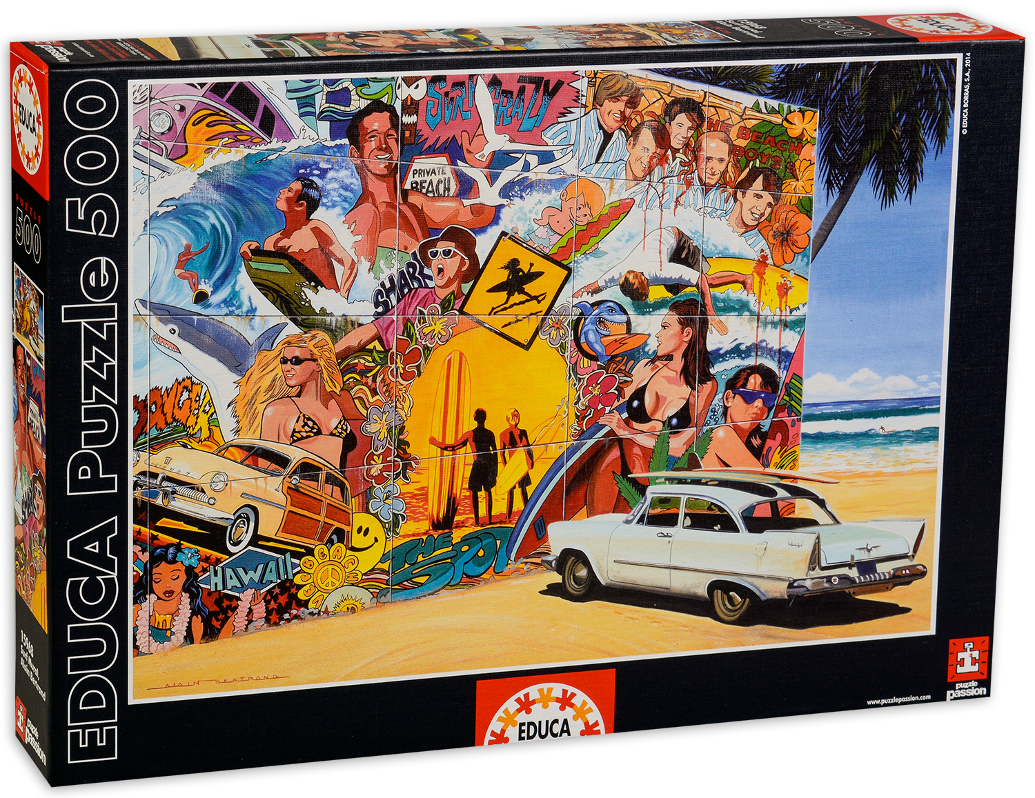 Пъзел Educa от 500 части - Стенна панорама