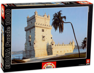 Пъзел Educa от 1000 части - Белемска кула, Португалия