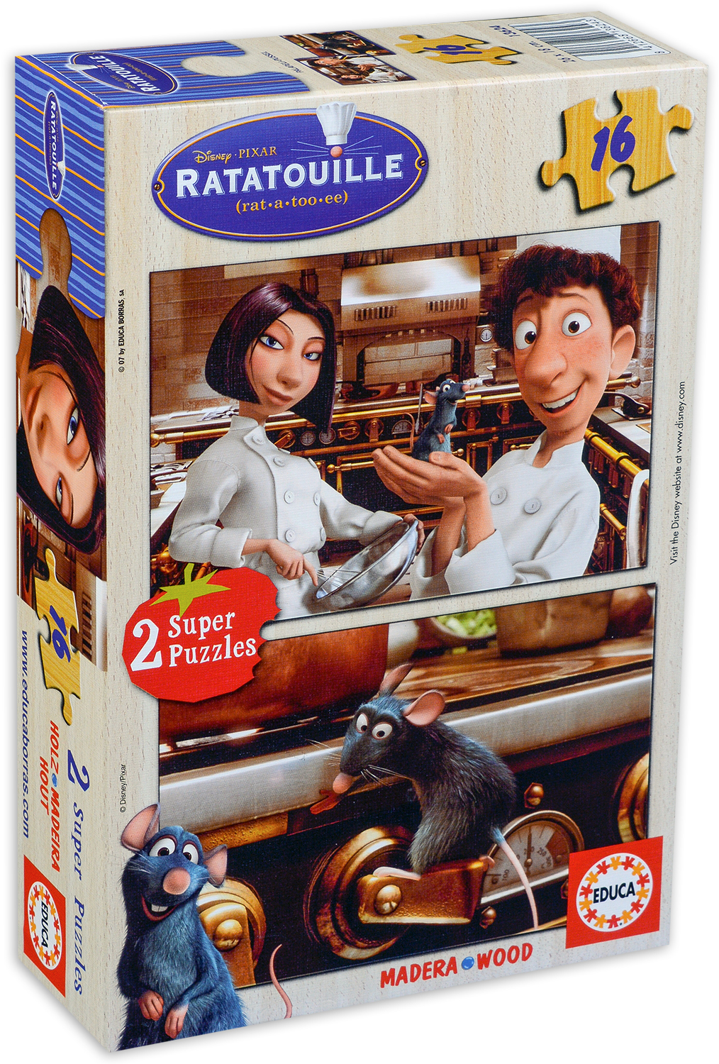 Пъзел Educa от 2 x 16 части - Рататуи