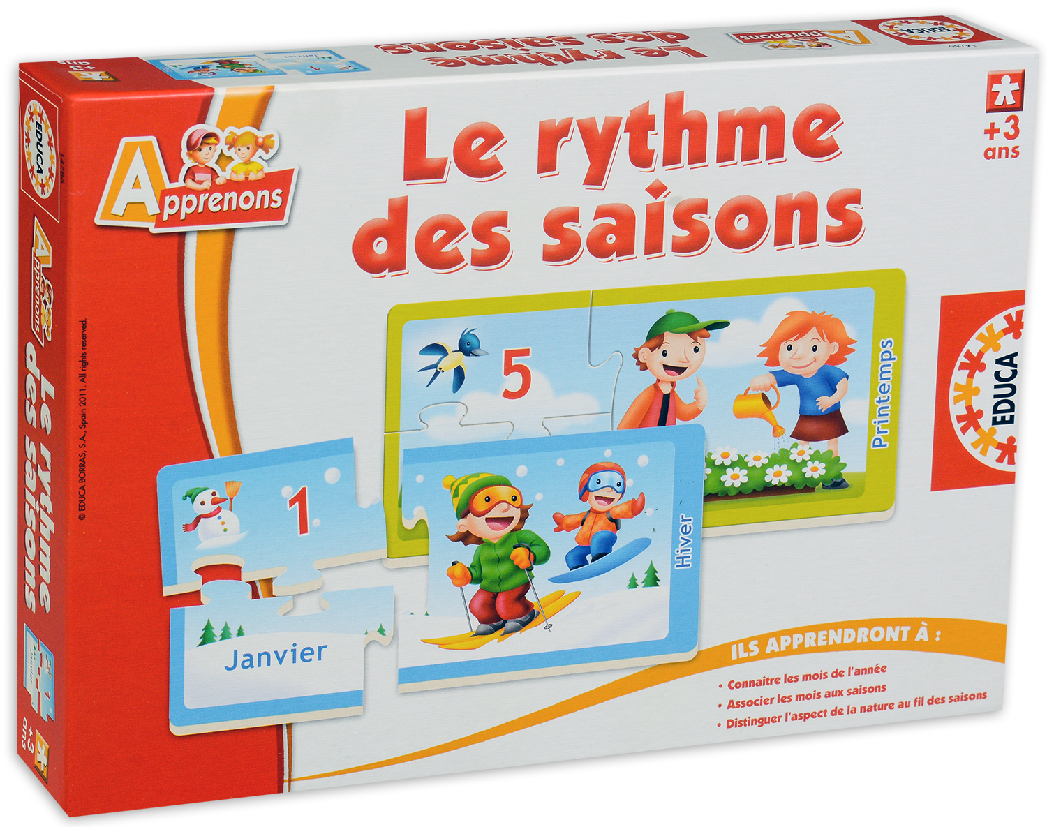 Детски пъзели Educa - Сезоните