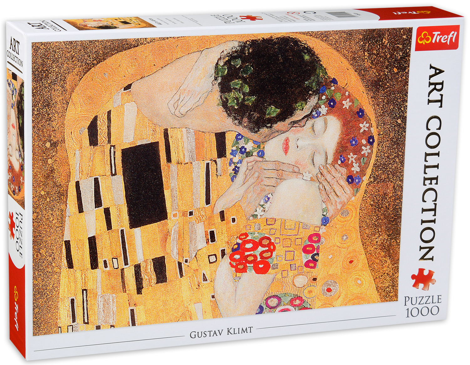 Пъзел Trefl от 1000 части - Целувката, Густав Климт