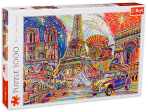 Пъзел Trefl от 1000 части - Цветовете на Париж