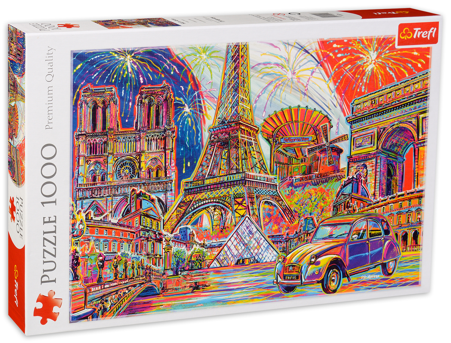 Пъзел Trefl от 1000 части - Цветовете на Париж