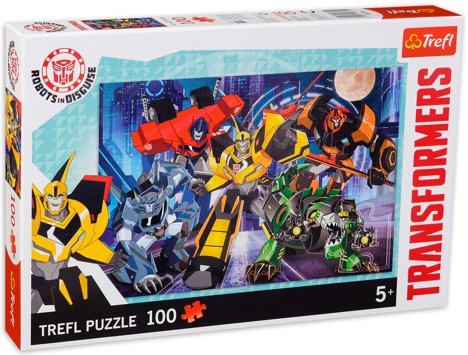 Пъзел Trefl от 100 части - Трансформърс, Отбор Автоботи