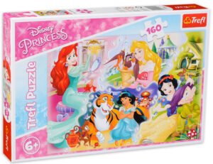 Пъзел Trefl от 160 части - Принцеси и приятели