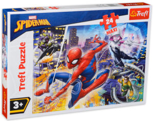 Пъзел Trefl от 24 макси части - Безстрашният Спайдърмен
