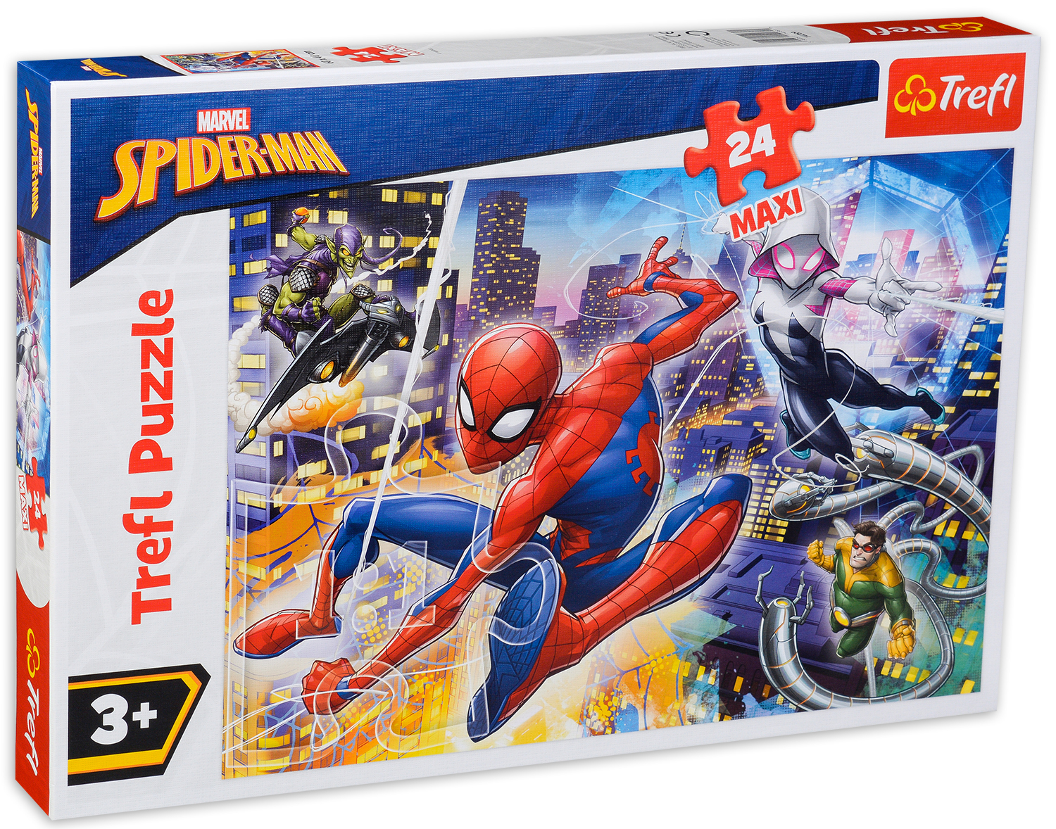 Пъзел Trefl от 24 макси части - Безстрашният Спайдърмен