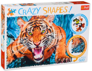 Пъзел Trefl от 600 части - Среща с тигър