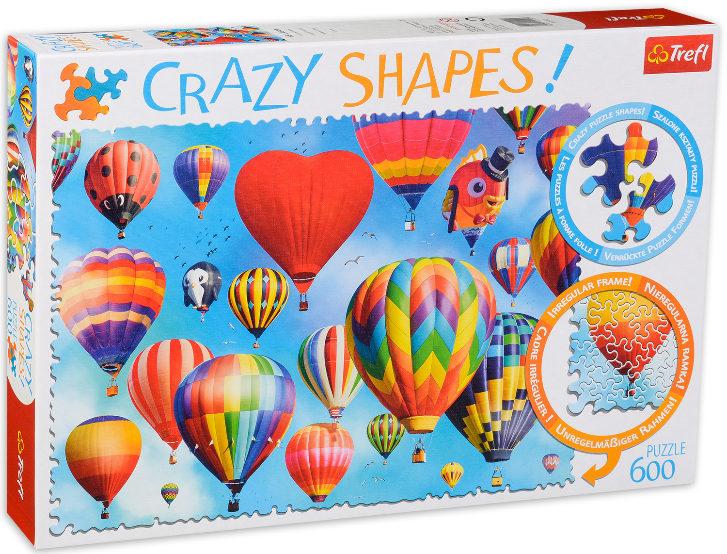 Пъзел Trefl от 600 части - Цветни балони
