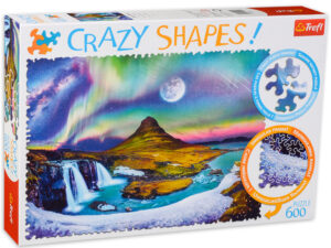 Пъзел Trefl от 600 части - Северно сияние над Исландия