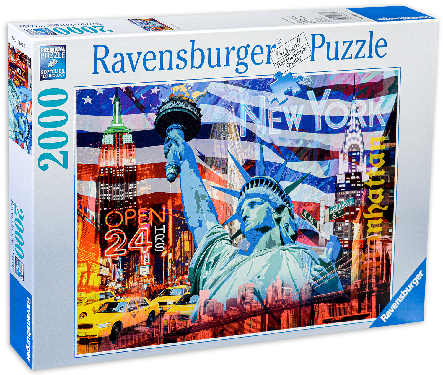 Пъзел Ravensburger от 2000 части - Ню Йорк